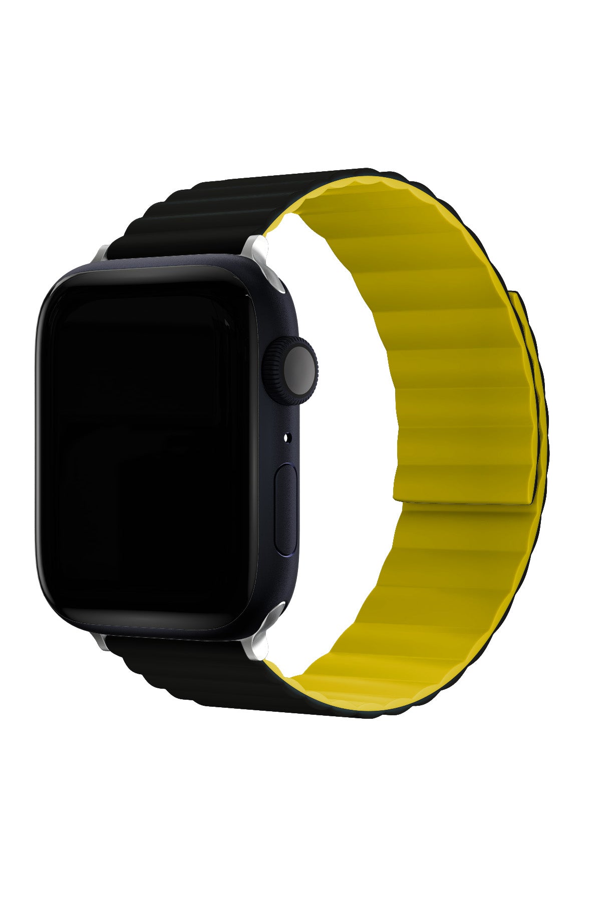 Apple Watch Uyumlu Baklalı Louis Loop Kordon Black Aureolin