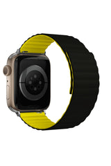 Apple Watch Uyumlu Baklalı Louis Loop Kordon Black Aureolin