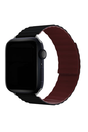 Apple Watch Uyumlu Baklalı Louis Loop Kordon Cool Black  bikordon