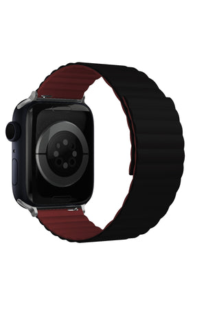 Apple Watch Uyumlu Baklalı Louis Loop Kordon Cool Black  bikordon