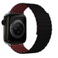 Apple Watch Uyumlu Baklalı Louis Loop Kordon Cool Black  bikordon