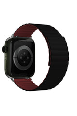 Apple Watch Uyumlu Baklalı Louis Loop Kordon Cool Black