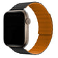 Apple Watch Compatible Linked Louis Loop Band Dark Orange 