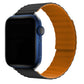 Apple Watch Compatible Linked Louis Loop Band Dark Orange 