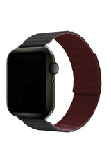 Apple Watch Uyumlu Baklalı Louis Loop Kordon Stone Red
