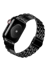Apple Watch Uyumlu Beads Loop Çelik Kordon Onyx