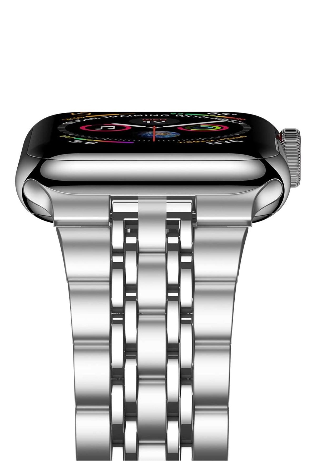 Apple Watch Uyumlu Beads Loop Çelik Kordon Opal  bikordon