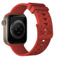 Apple Watch Uyumlu Bias Silikon Loop Kordon Auburn  bikordon
