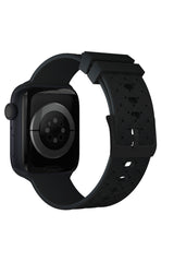 Apple Watch Uyumlu Bias Silikon Loop Kordon Coal Black