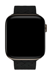 Apple Watch Uyumlu Bias Silikon Loop Kordon Coal Black