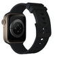 Apple Watch Uyumlu Bias Silikon Loop Kordon Coal Black