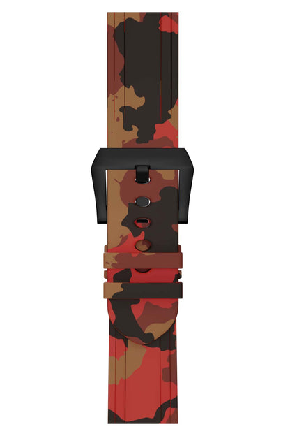 Apple Watch Compatible Camouflage Loop Silicone Band Brick 