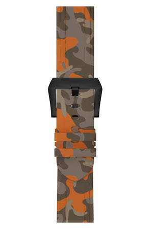 Apple Watch Uyumlu Camouflage Loop Silikon Kordon Copper  bikordon