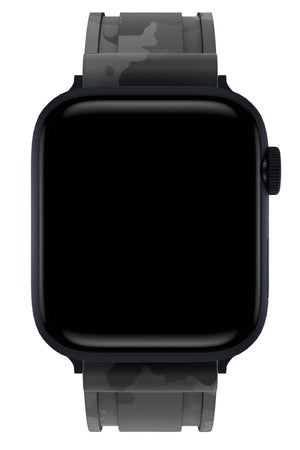 Apple Watch Compatible Camouflage Loop Silicone Band Pebble 