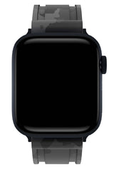 Apple Watch Compatible Camouflage Loop Silicone Band Pebble 