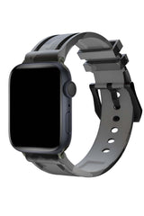 Apple Watch Compatible Camouflage Loop Silicone Band Pebble 