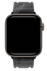 Apple Watch Compatible Camouflage Loop Silicone Band Pebble 