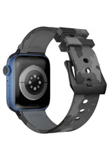 Apple Watch Compatible Camouflage Loop Silicone Band Pebble 