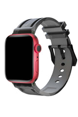 Apple Watch Compatible Camouflage Loop Silicone Band Pebble 