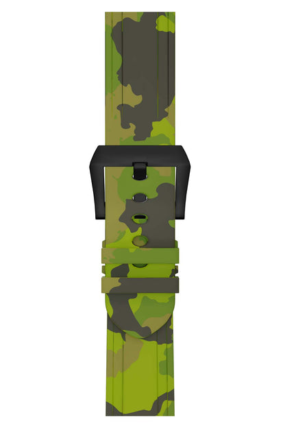 Apple Watch Compatible Camouflage Loop Silicone Band Reseda 