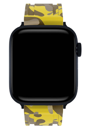 Apple Watch Uyumlu Camouflage Loop Silikon Kordon Sunflower  bikordon