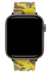 Apple Watch Uyumlu Camouflage Loop Silikon Kordon Sunflower