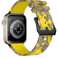 Apple Watch Compatible Camouflage Loop Silicone Band Sunflower 