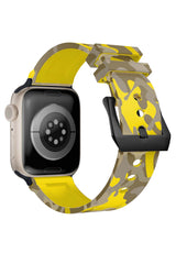 Apple Watch Uyumlu Camouflage Loop Silikon Kordon Sunflower