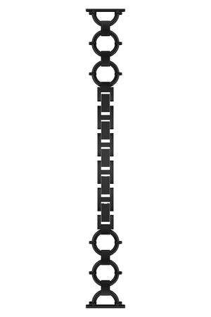 Apple Watch Uyumlu Chain Loop Kordon Frost Black  bikordon