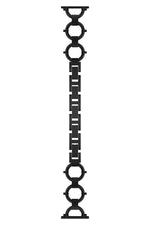 Apple Watch Uyumlu Chain Loop Kordon Frost Black  bikordon