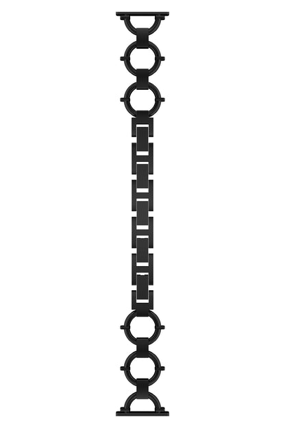 Apple Watch Uyumlu Chain Loop Kordon Frost Black  bikordon