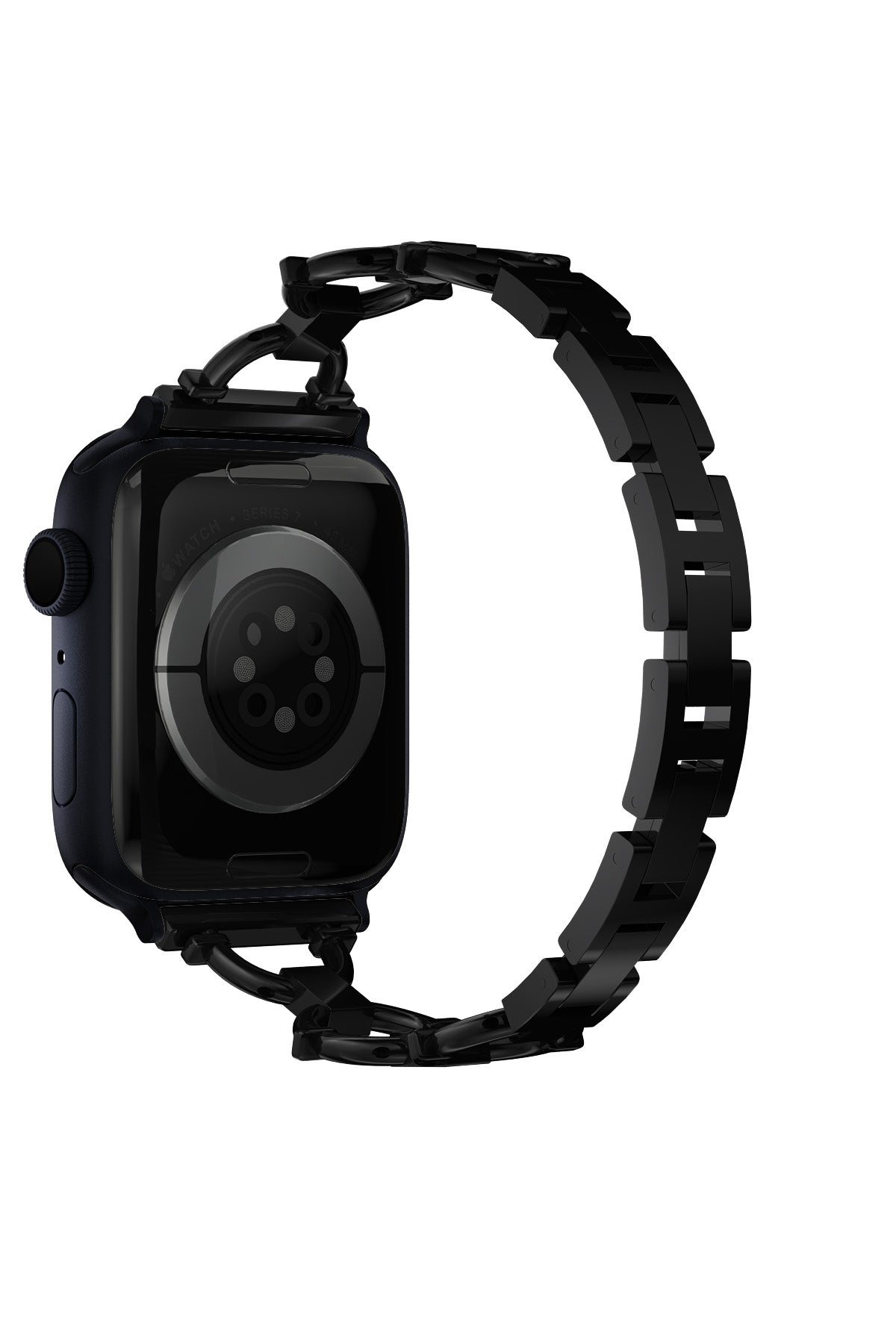 Apple Watch Uyumlu Chain Loop Kordon Frost Black  bikordon