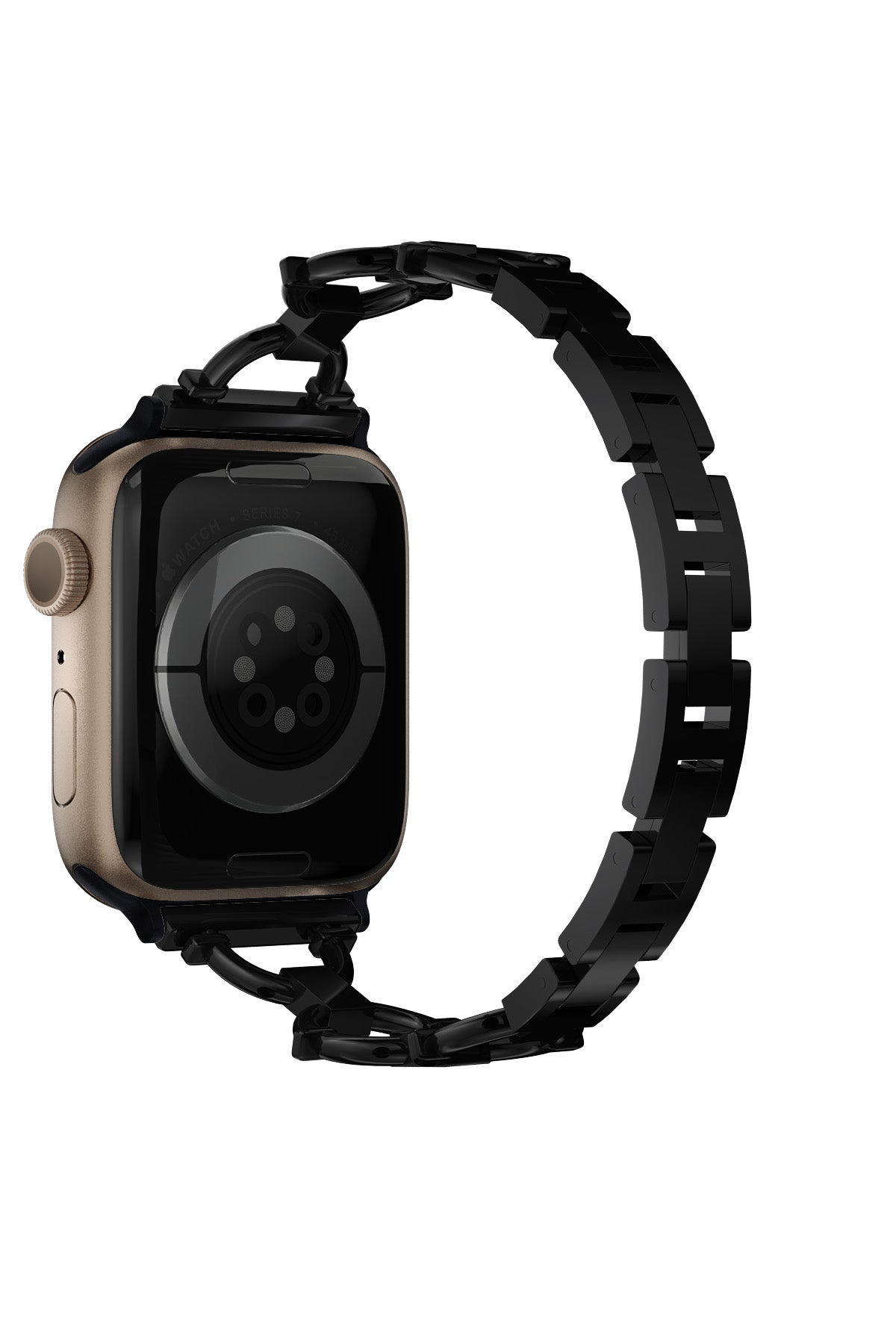 Apple Watch Uyumlu Chain Loop Kordon Frost Black  bikordon