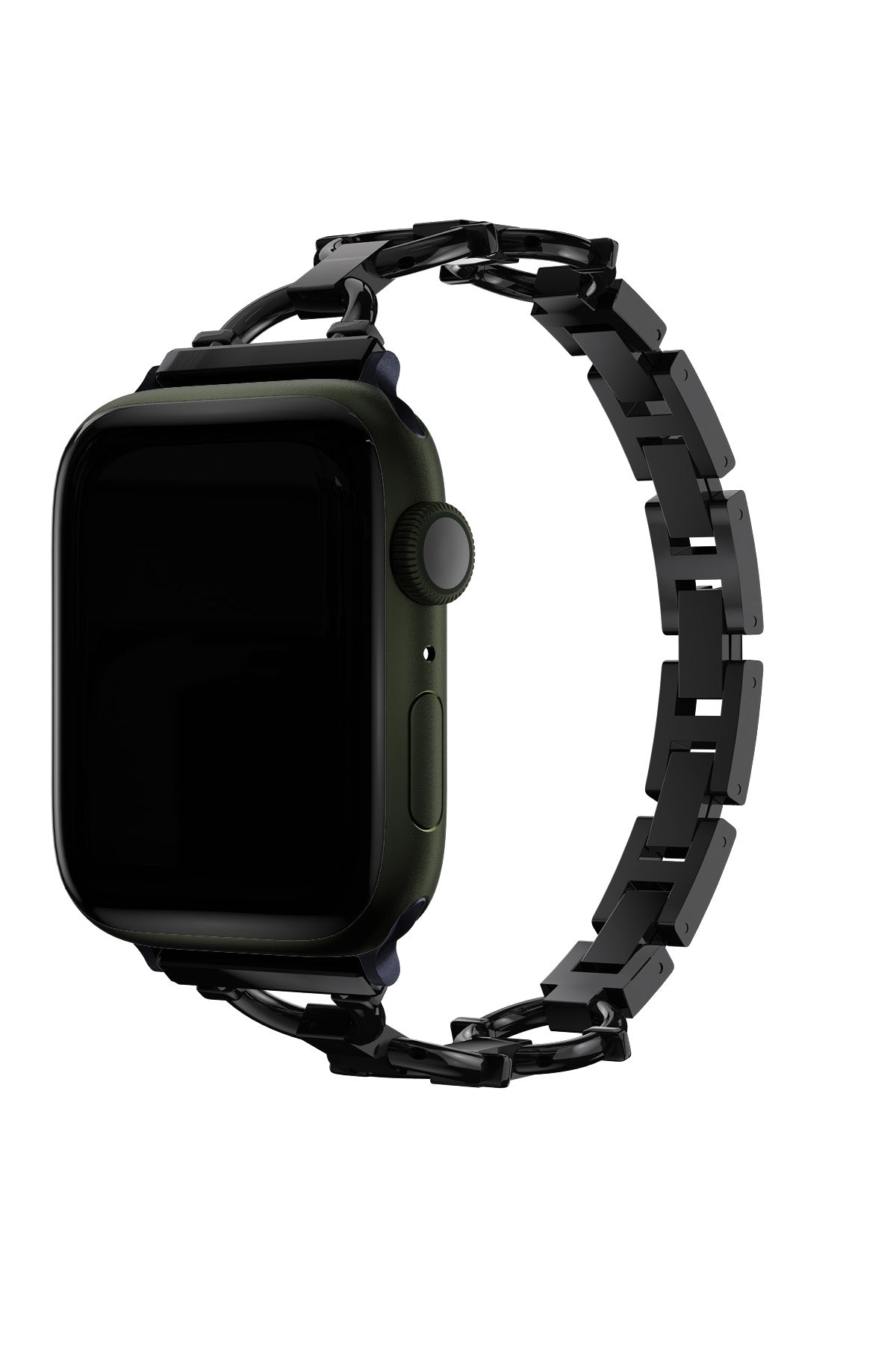 Apple Watch Uyumlu Chain Loop Kordon Frost Black  bikordon