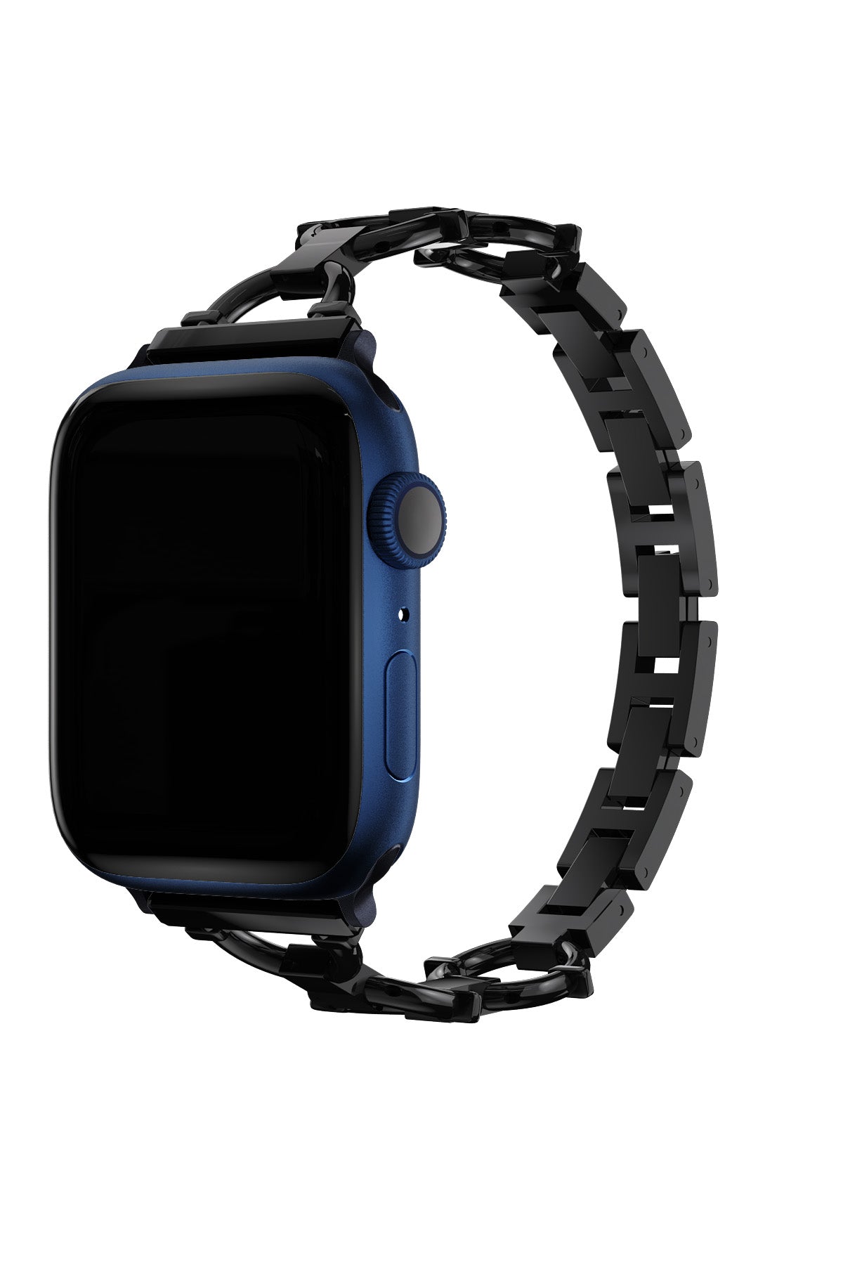 Apple Watch Uyumlu Chain Loop Kordon Frost Black  bikordon