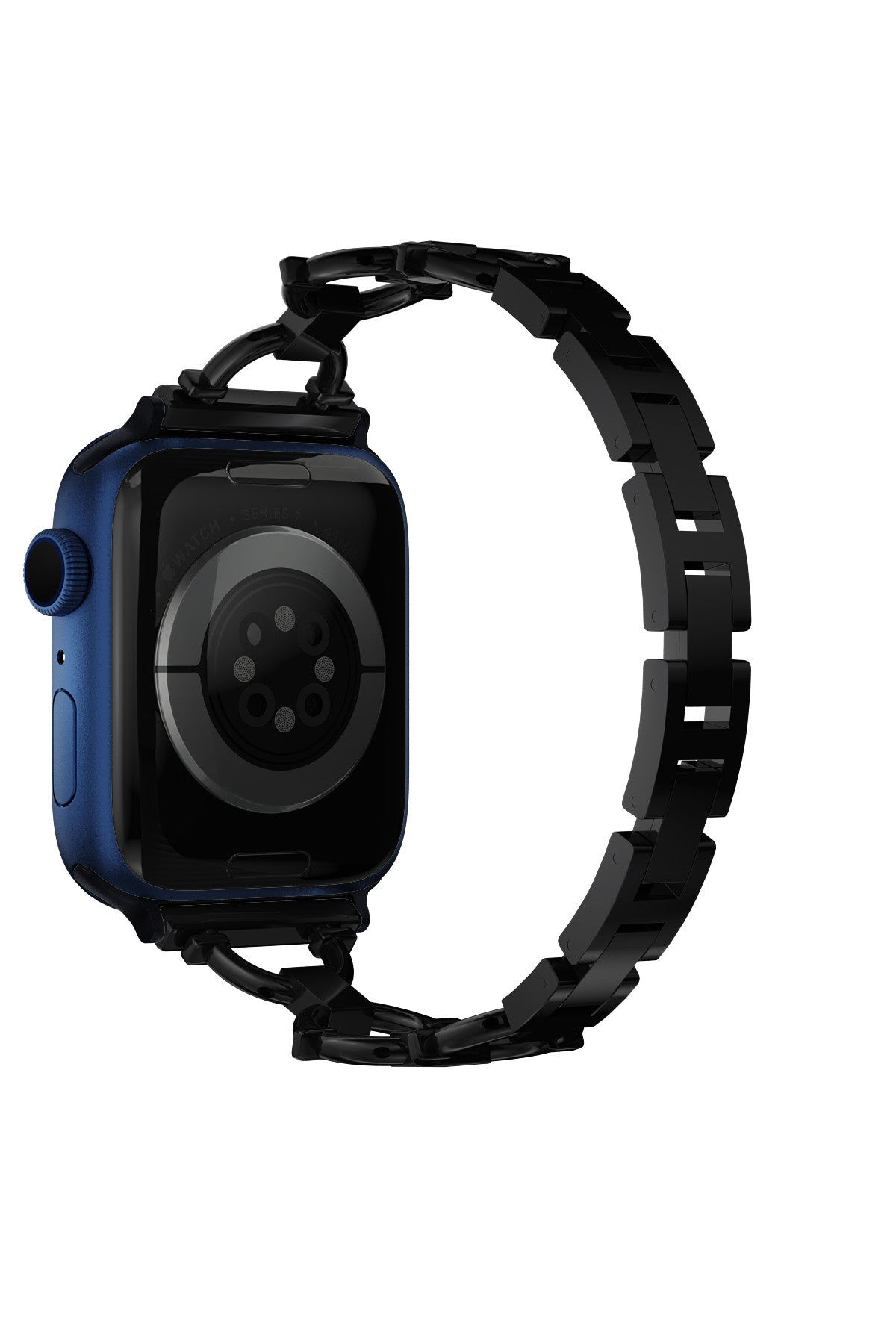 Apple Watch Uyumlu Chain Loop Kordon Frost Black  bikordon