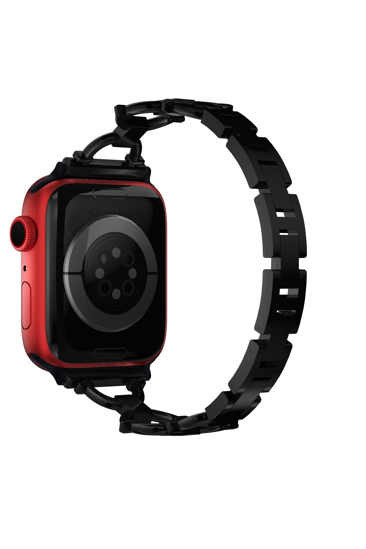 Apple Watch Uyumlu Chain Loop Kordon Frost Black  bikordon
