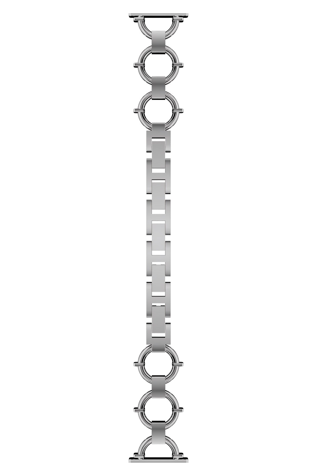 Apple Watch Compatible Chain Loop Band Light Gray 