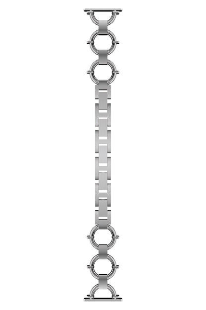 Apple Watch Uyumlu Chain Loop Kordon Light Gray