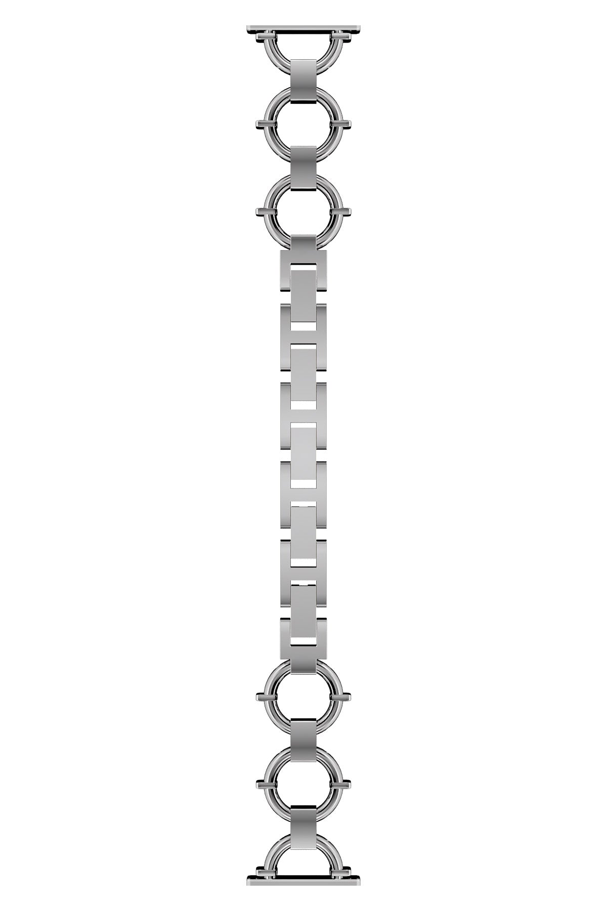 Apple Watch Uyumlu Chain Loop Kordon Light Gray  bikordon