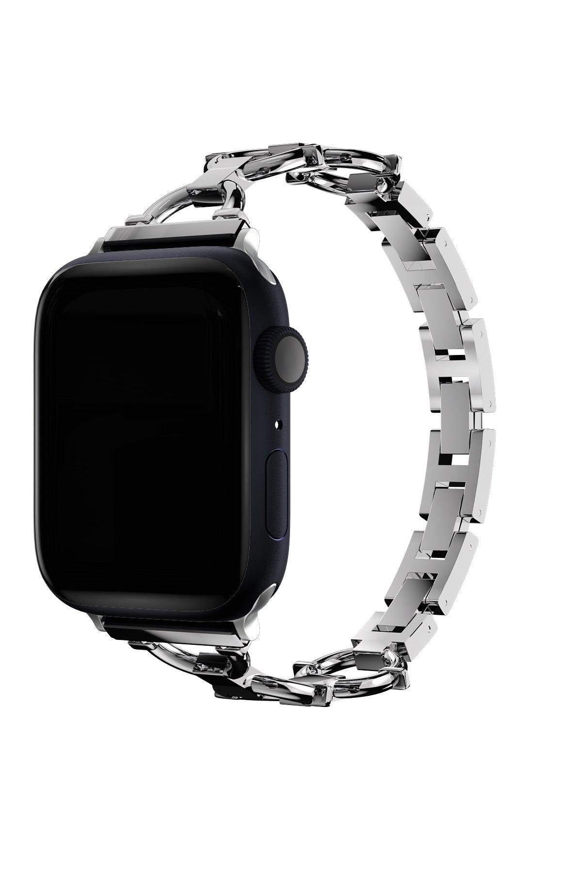Apple Watch Uyumlu Chain Loop Kordon Light Gray  bikordon