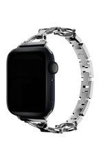 Apple Watch Uyumlu Chain Loop Kordon Light Gray