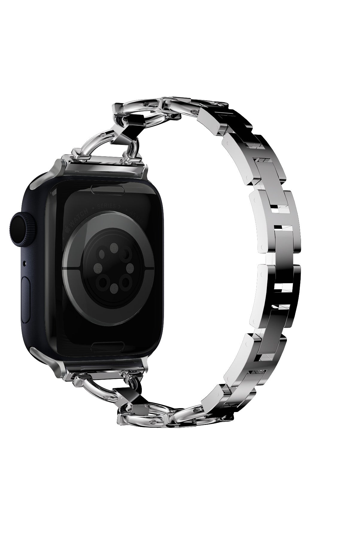 Apple Watch Uyumlu Chain Loop Kordon Light Gray  bikordon