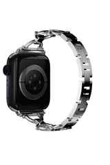 Apple Watch Uyumlu Chain Loop Kordon Light Gray