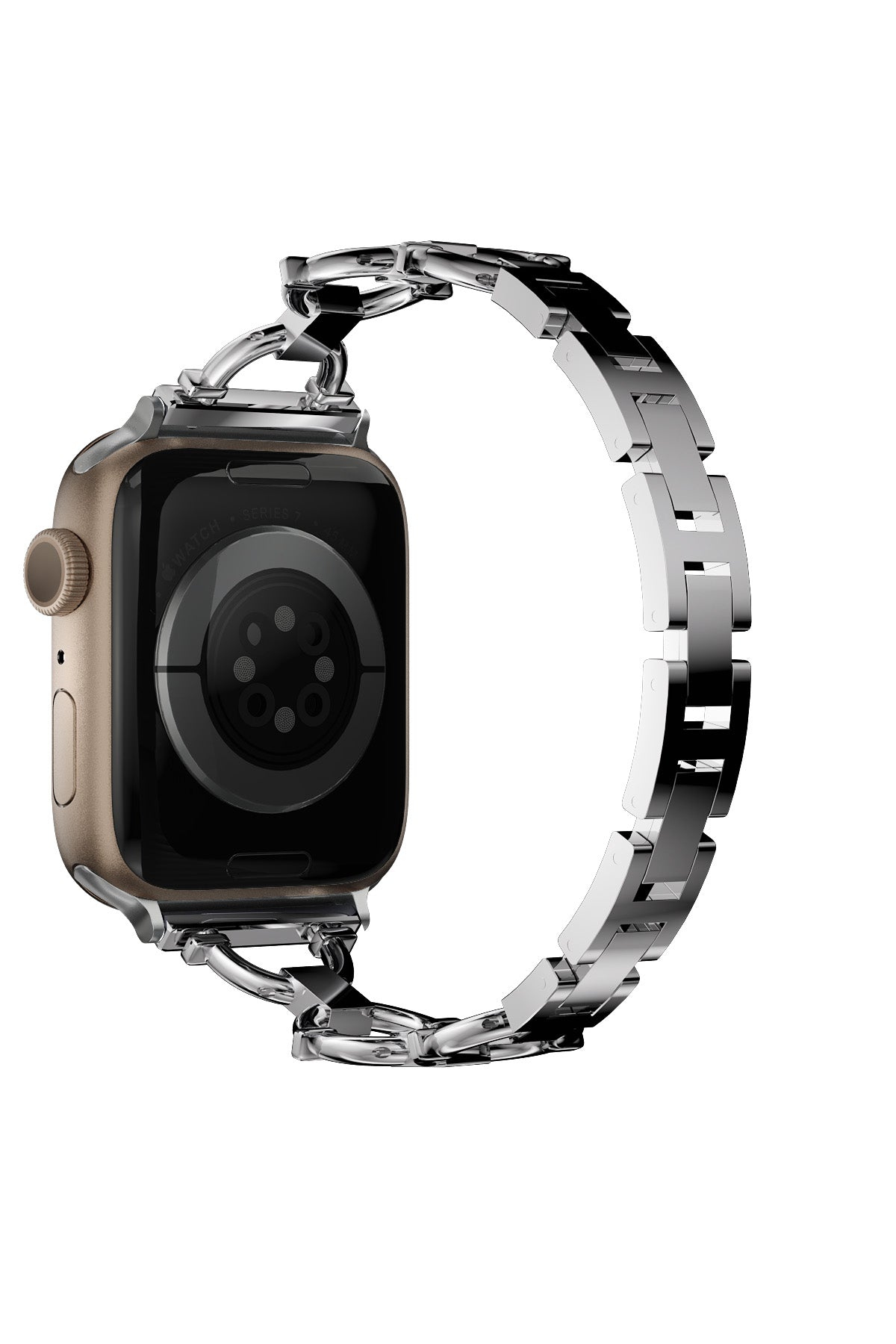 Apple Watch Uyumlu Chain Loop Kordon Light Gray  bikordon