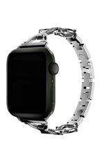 Apple Watch Uyumlu Chain Loop Kordon Light Gray