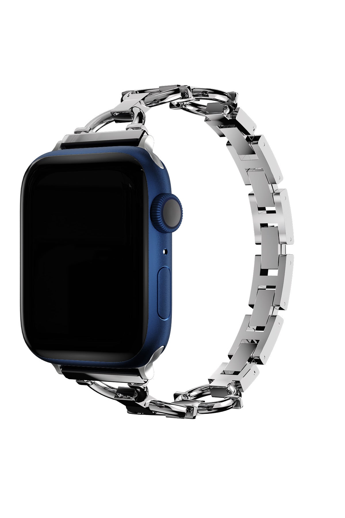 Apple Watch Uyumlu Chain Loop Kordon Light Gray  bikordon