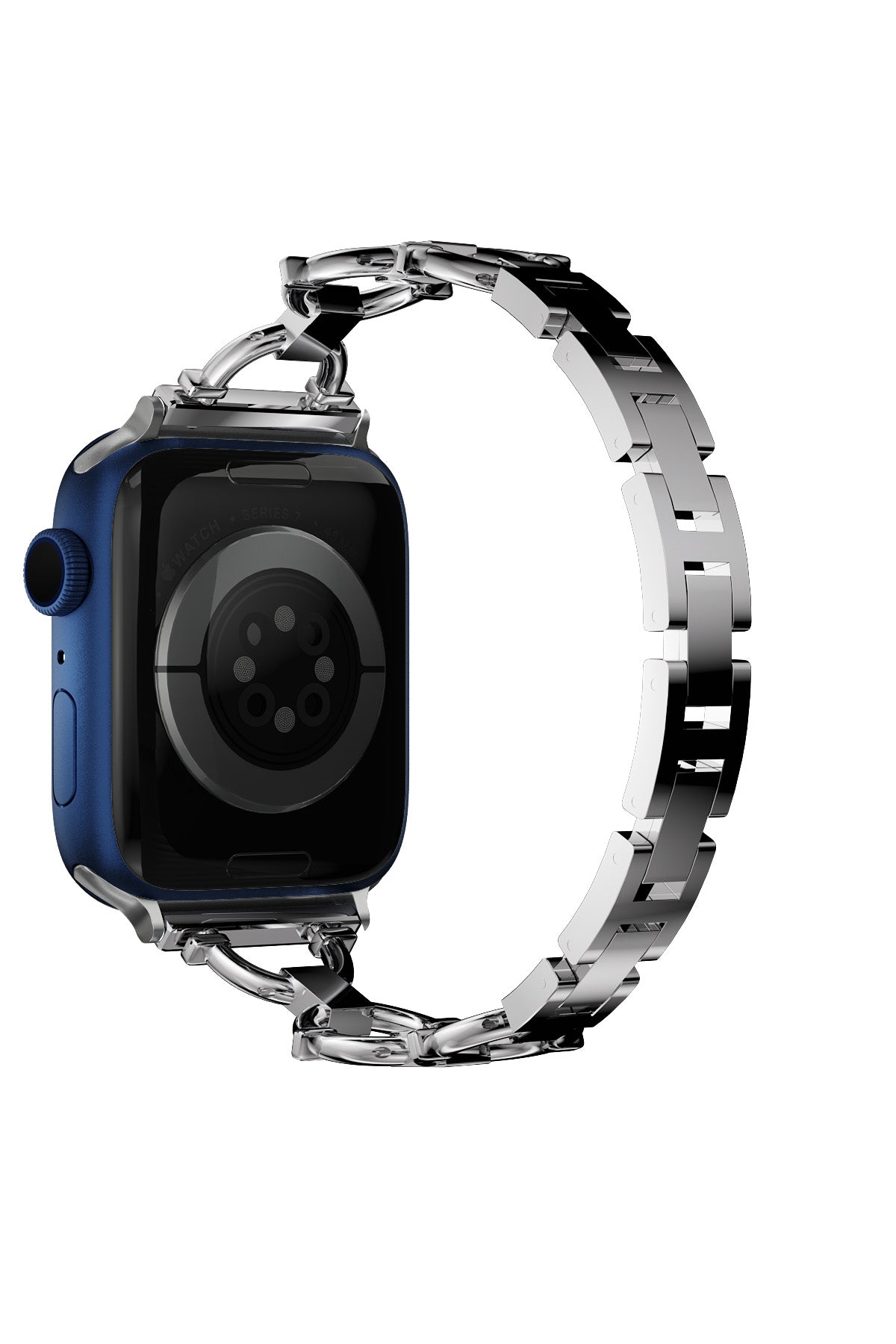 Apple Watch Uyumlu Chain Loop Kordon Light Gray  bikordon