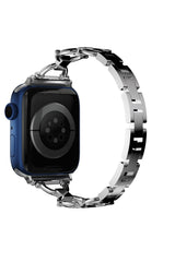 Apple Watch Uyumlu Chain Loop Kordon Light Gray