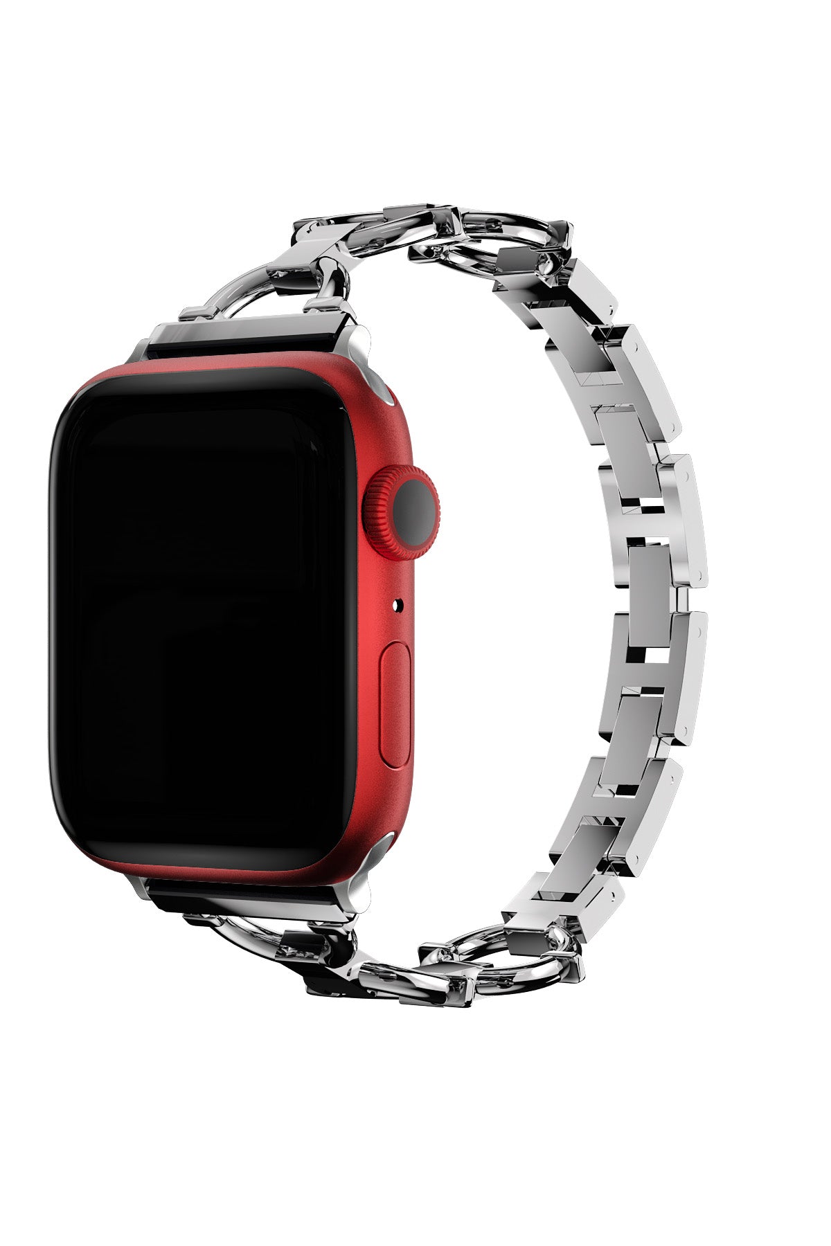 Apple Watch Uyumlu Chain Loop Kordon Light Gray  bikordon